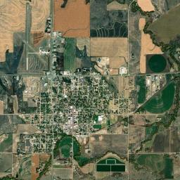 Oberlin High Resolution Satellite Map