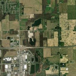 Hancock County High Resolution Satellite Map