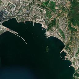 Hŭngnam High Resolution Satellite Map