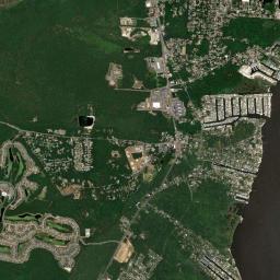 Waretown High Resolution Satellite Map