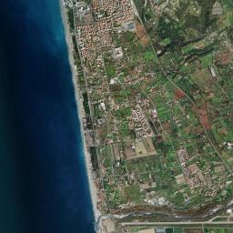 Scalea High Resolution Satellite Map