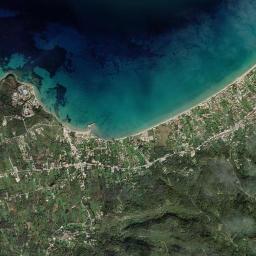 Acharávi High Resolution Satellite Map