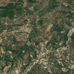 Büyükorhan İlçesi High Resolution Satellite Map