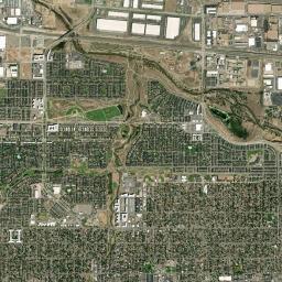 Denver County High Resolution Satellite Map