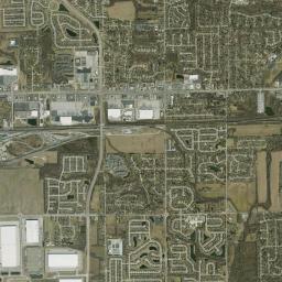 Clermont, IN locator map
