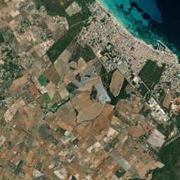 Can Picafort High Resolution Satellite Map