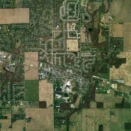 New Palestine High Resolution Satellite Map