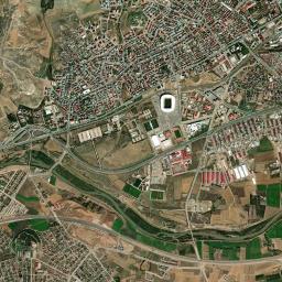 Merkez High Resolution Satellite Map