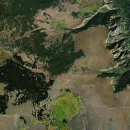Aerial view of Coffee Pot Spring Campground
