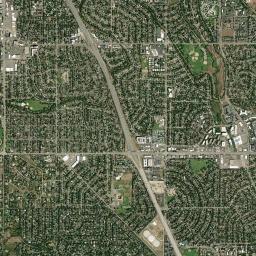 Holly Hills High Resolution Satellite Map