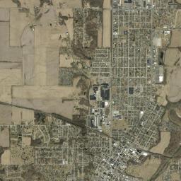 Connersville High Resolution Satellite Map