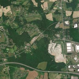 Aerial view of Elk Mills