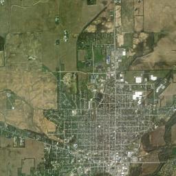 Rushville High Resolution Satellite Map
