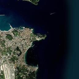 Corfu High Resolution Satellite Map