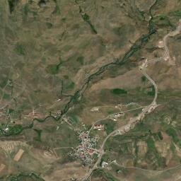 Çat İlçesi High Resolution Satellite Map