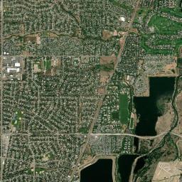 Columbine Valley High Resolution Satellite Map