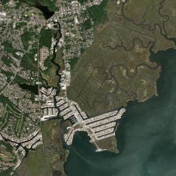 Tuckerton High Resolution Satellite Map