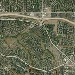 Highlands Ranch High Resolution Satellite Map