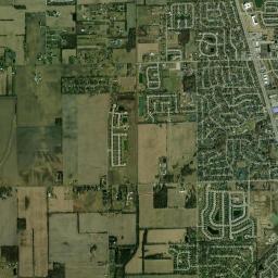 New Whiteland High Resolution Satellite Map
