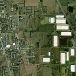 Whiteland High Resolution Satellite Map