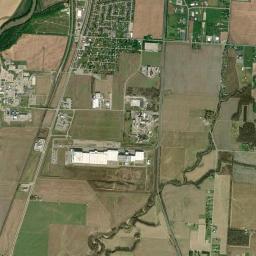 Logan Elm Village High Resolution Satellite Map