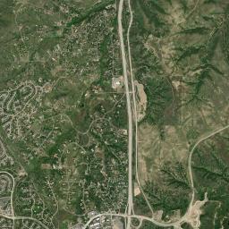 Castle Pines North High Resolution Satellite Map