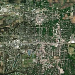 Charleston High Resolution Satellite Map