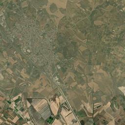 Serrenti High Resolution Satellite Map
