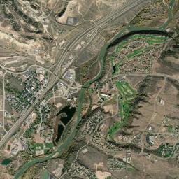 Parachute High Resolution Satellite Map