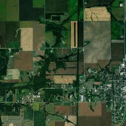 Girard High Resolution Satellite Map