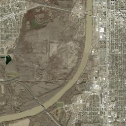 Terre Haute High Resolution Satellite Map