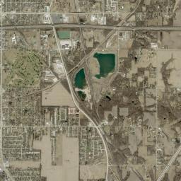 Vigo County High Resolution Satellite Map