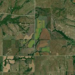 Pottawatomie County High Resolution Satellite Map
