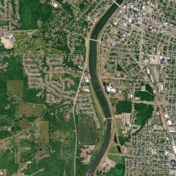 Hamilton High Resolution Satellite Map
