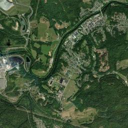 Shinnston High Resolution Satellite Map