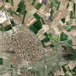 Çifteler High Resolution Satellite Map