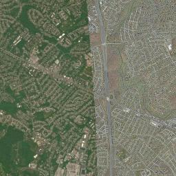 Milford Mill High Resolution Satellite Map