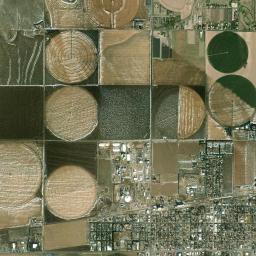 Burlington High Resolution Satellite Map