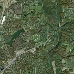 Landen High Resolution Satellite Map
