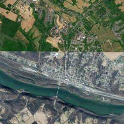 Brunswick High Resolution Satellite Map