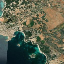 Colònia de Sant Jordi High Resolution Satellite Map