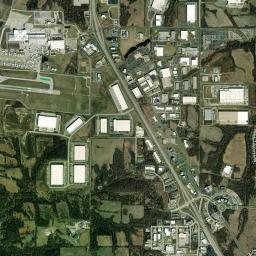 Vienna Road, Kansas City International Airport (MCI), Kansas  Satellite Map
