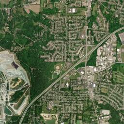 Pleasant Run High Resolution Satellite Map