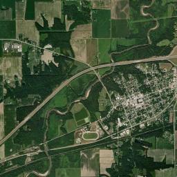 Greenup High Resolution Satellite Map