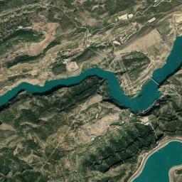 Cortes de Pallás High Resolution Satellite Map