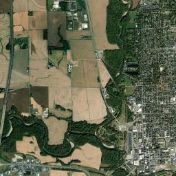 Columbus High Resolution Satellite Map