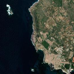Portoscuso High Resolution Satellite Map