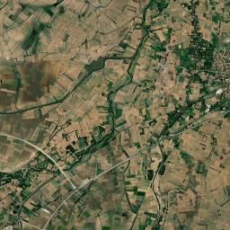 Çavdarhisar İlçesi High Resolution Satellite Map