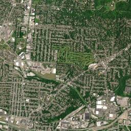 Golf Manor High Resolution Satellite Map