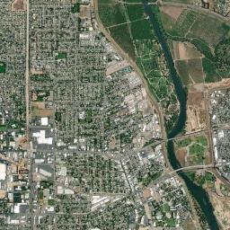 Yuba City High Resolution Satellite Map